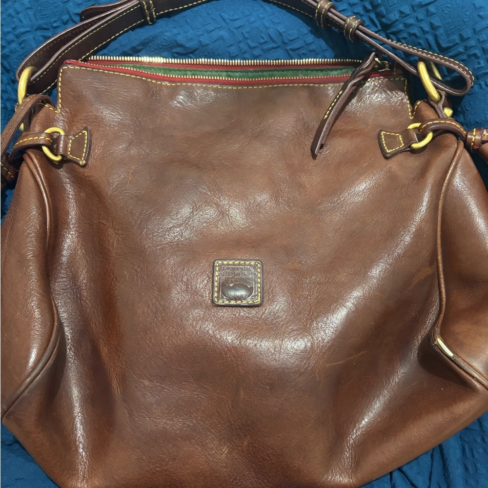 Brown Leather Shoulder Bag